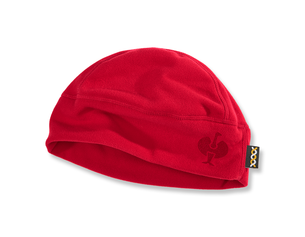 Accessories: e.s. FIBERTWIN® microfleece cap + fiery red