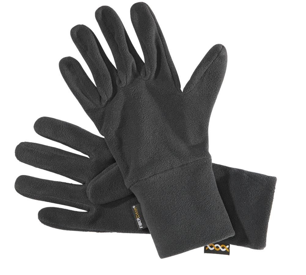 Accessories: e.s. FIBERTWIN® microfleece gloves + black