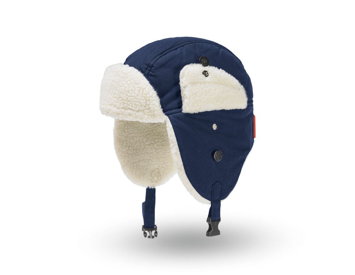 Accessories: e.s. Winter hat cotton touch + midnightblue