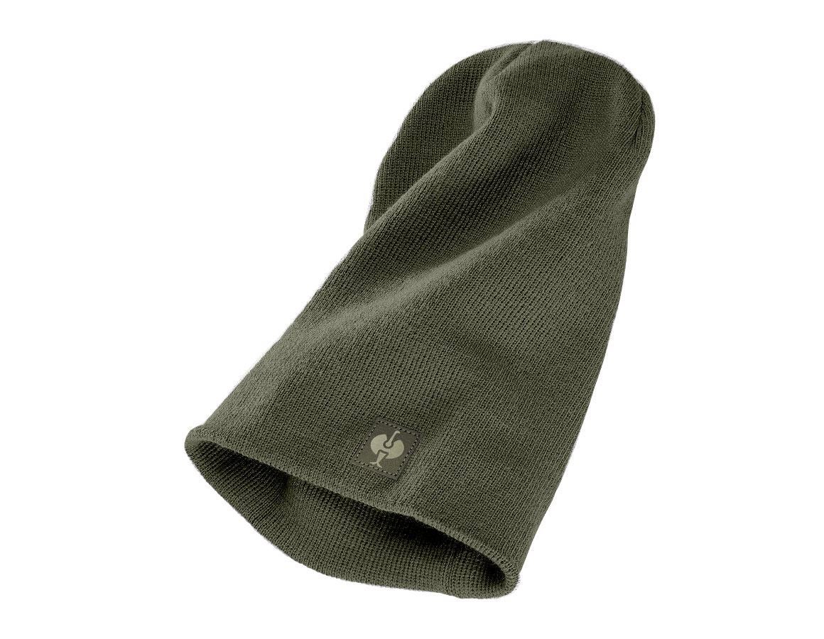 Accessories: Knitted cap e.s.motion ten,  children's + disguisegreen
