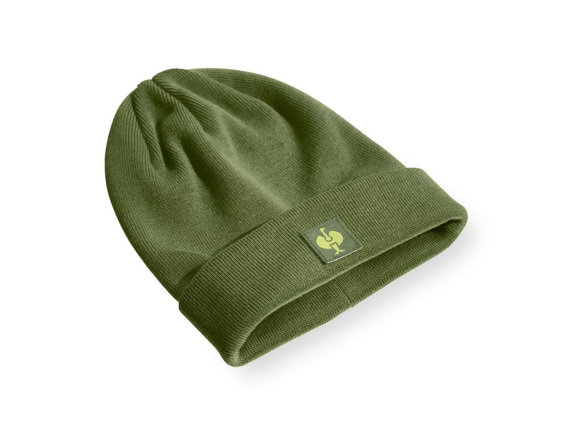 Accessories: Knitted cap e.s.iconic + mountaingreen