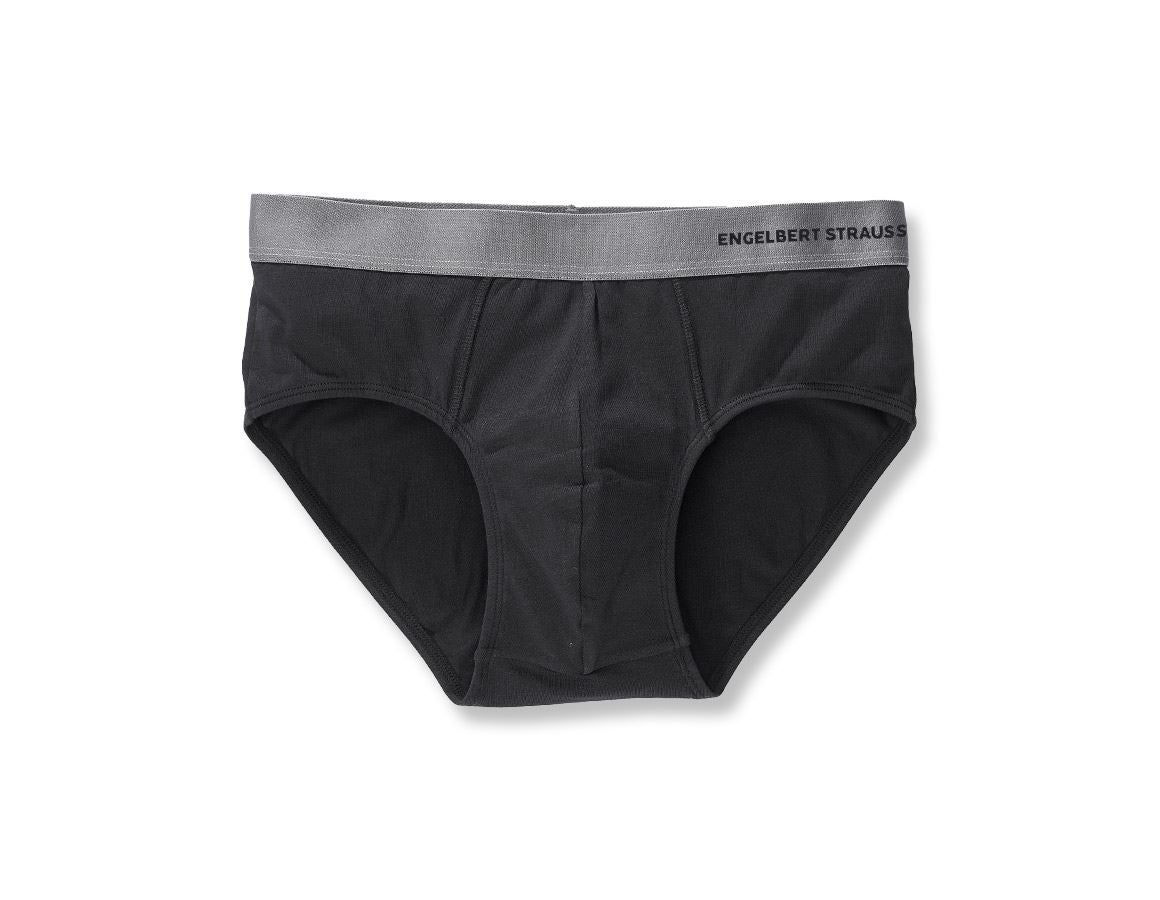 Underwear | Functional Underwear: e.s. Cotton stretch briefs + black