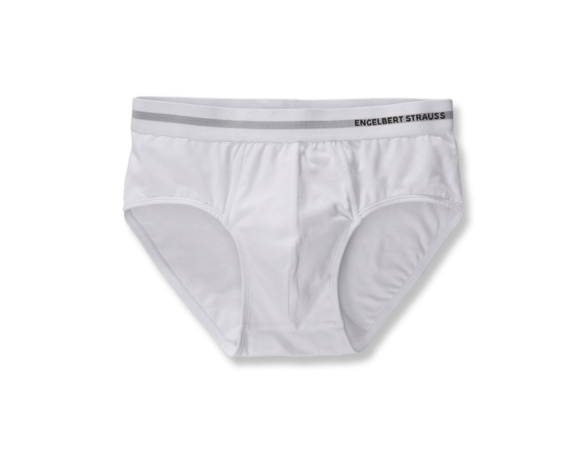 Underwear | Functional Underwear: e.s. Cotton stretch briefs + white