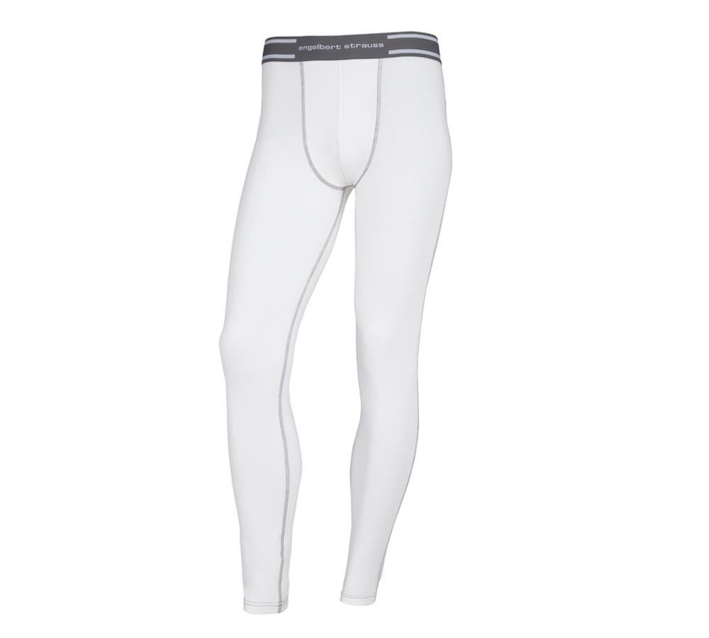 Unterwäsche | Thermokleidung: e.s. cotton stretch Long Pants + weiß