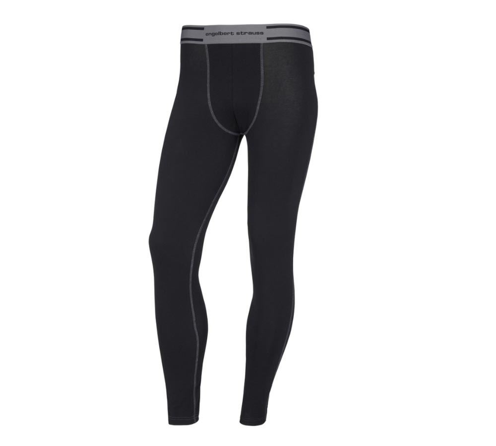 Underwear | Functional Underwear: e.s. cotton stretch long-pants + black