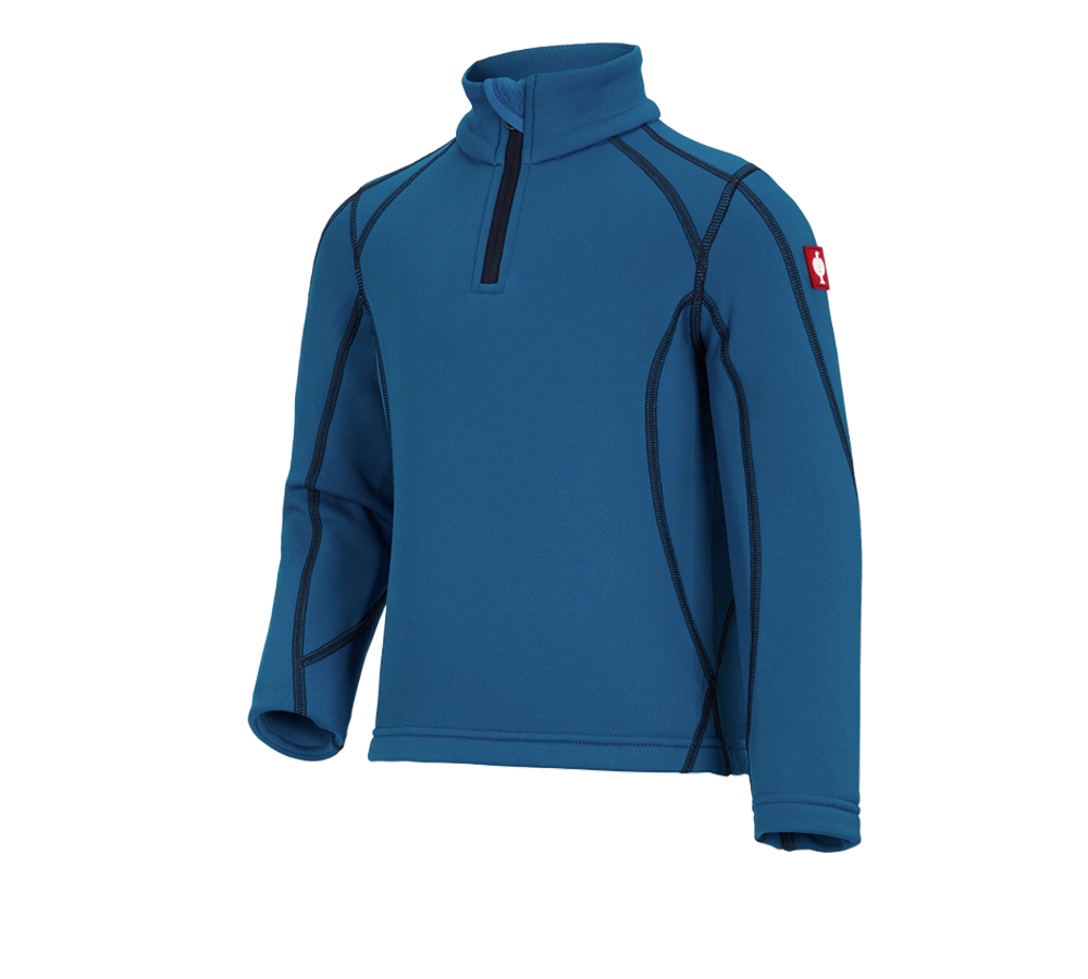 Shirts, Pullover & more: Funct.Troyer thermo stretch e.s.motion 2020 child. + atoll/navy