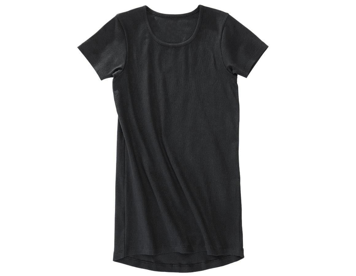 Underwear | Functional Underwear: e.s. cotton rib T-Shirt + black