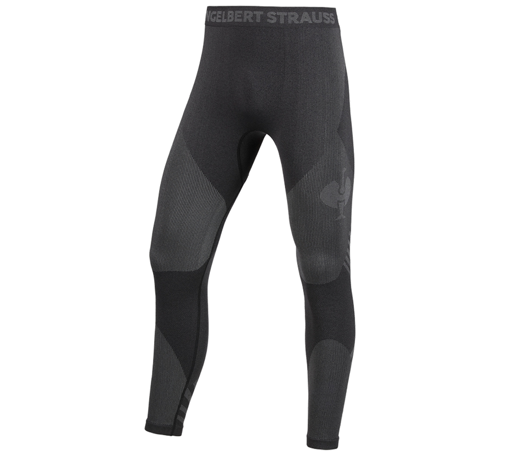 Underwear | Functional Underwear: Functional long-pants e.s.trail seamless-warm + black/basaltgrey