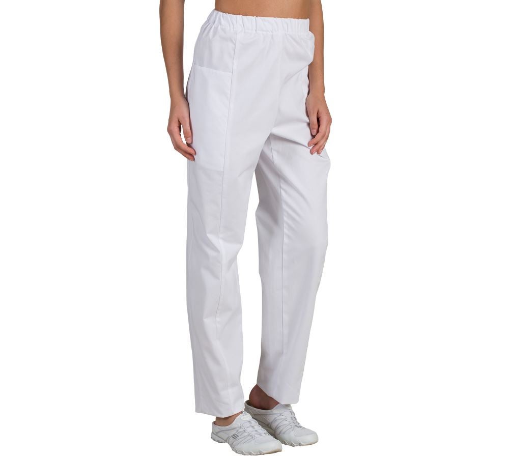 Work Trousers: Ladies' Trousers Cindy + white