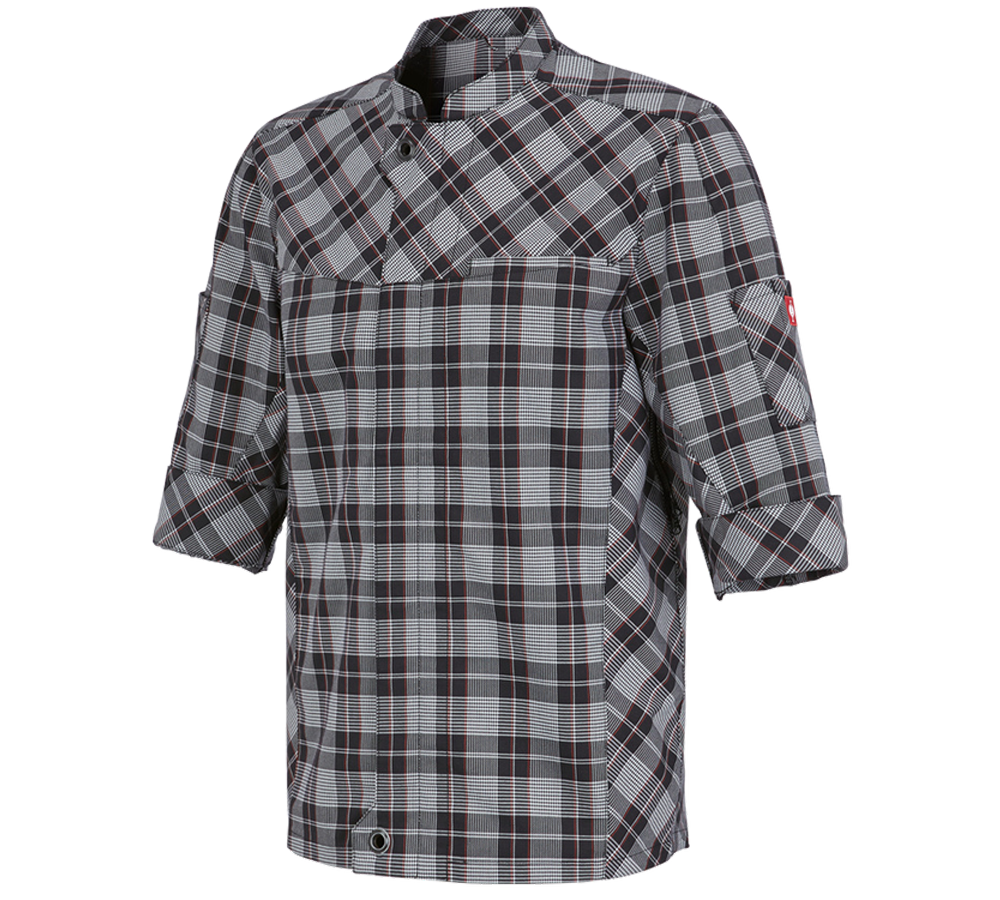 Topics: Work jacket short sleeved e.s.fusion, men's + black/white/red