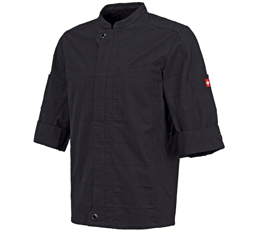 Shirts, Pullover & more: Work jacket short sleeved e.s.fusion, men's + black