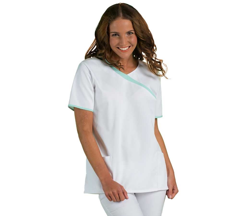 Shirts, Pullover & more: Tunic Maren + white/mint green