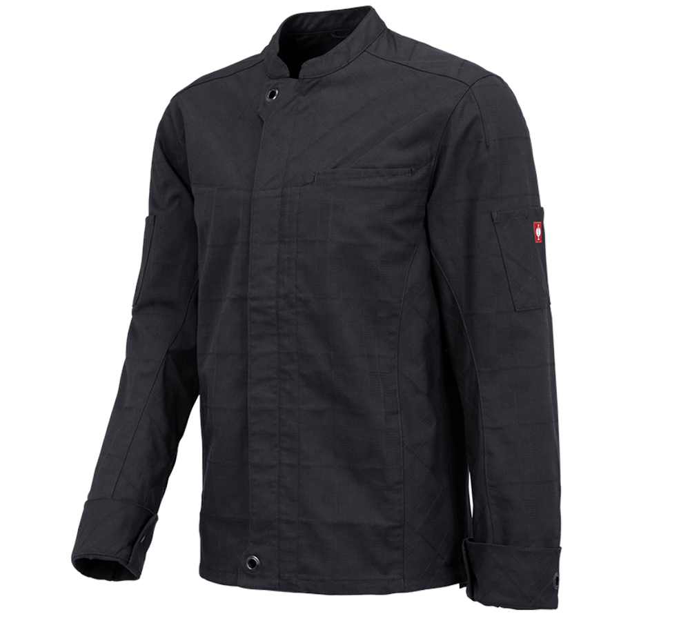 Shirts, Pullover & more: Work jacket long sleeved e.s.fusion, men's + black
