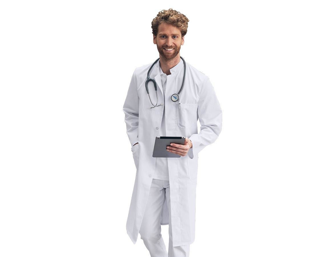 Healthcare |  Work Coats: Work Coat Lutz + white