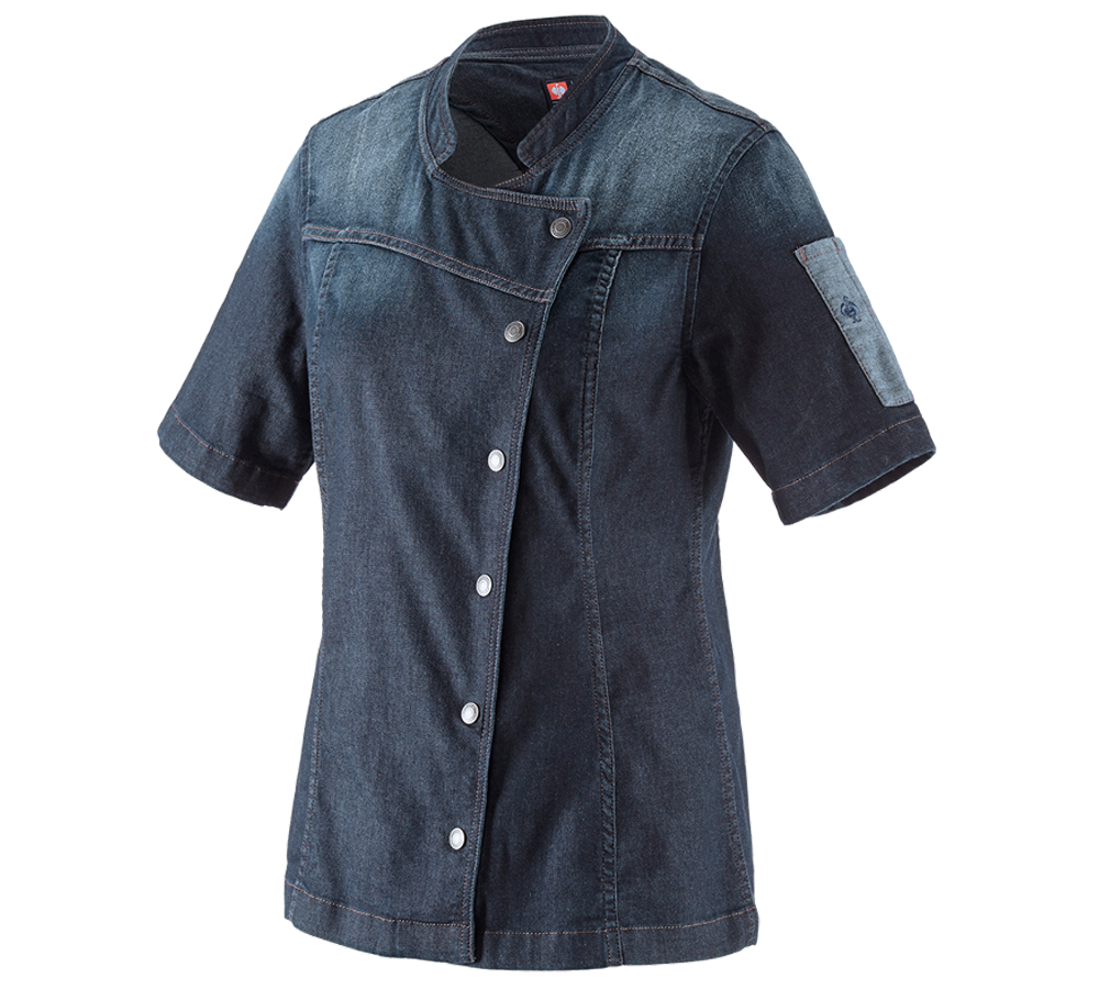 Shirts, Pullover & more: e.s. Chefs Jacket denim, ladies' + mediumwashed