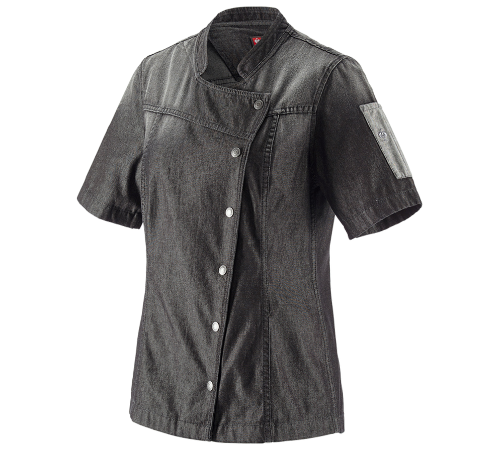 Shirts, Pullover & more: e.s. Chefs Jacket denim, ladies' + graphitewashed