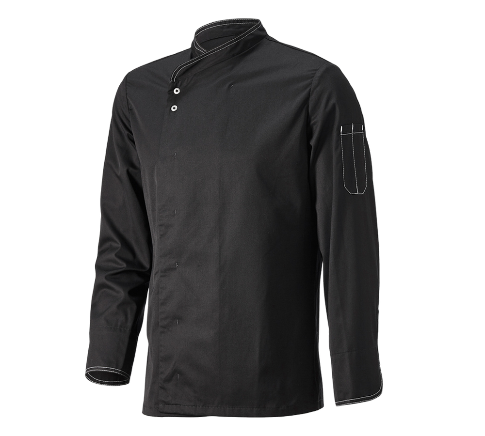 Hauts: Veste de cuisinier Lyon + noir