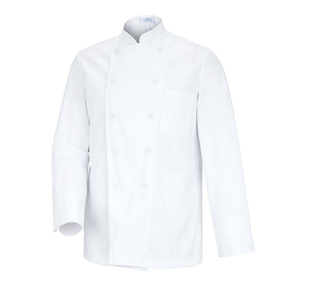 Shirts, Pullover & more: Unisex Chefs Jacket Prag + white