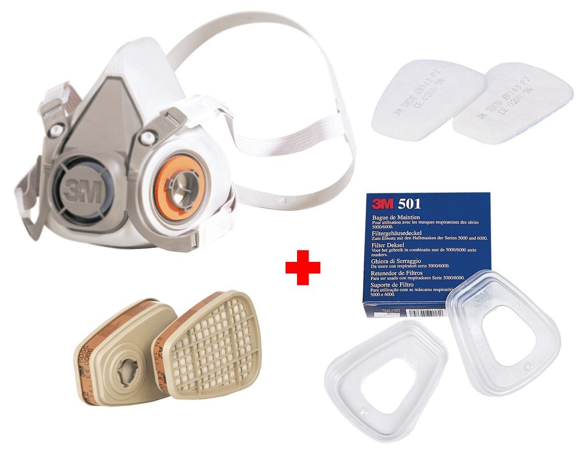 Respirators: 3M Mask Set 6200