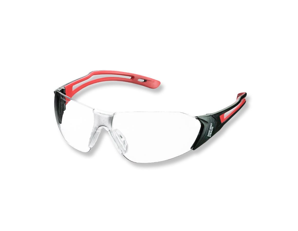 Safety Glasses: e.s. Safety glasses Abell + red/black