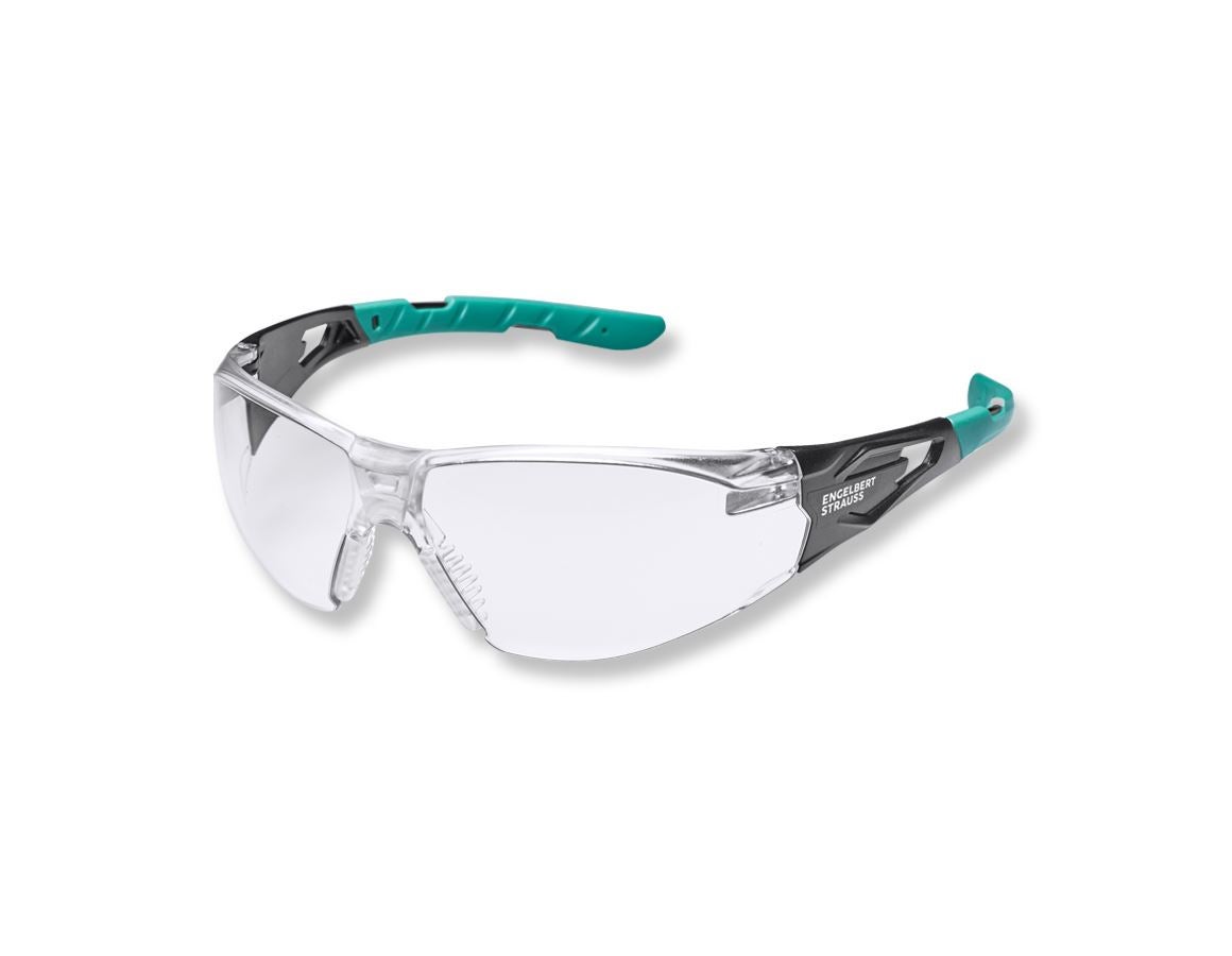 Schutzbrillen: e.s. Damen-Schutzbrille Wise + klar-transparent/türkis