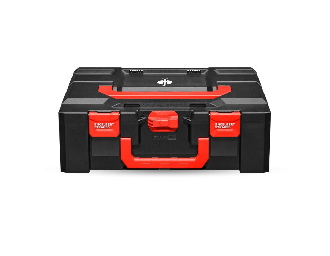STRAUSSbox System: STRAUSSbox 165 large + schwarz/rot