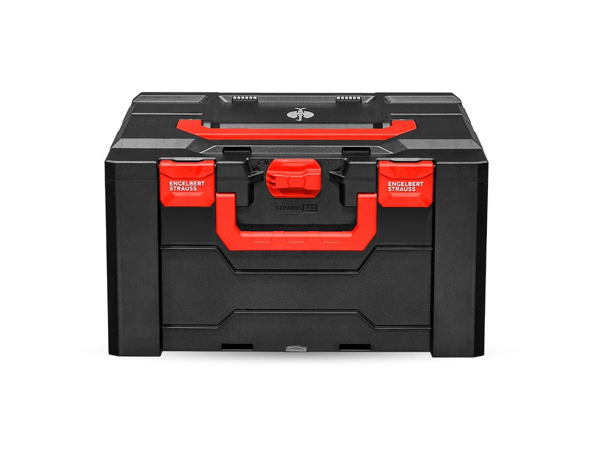 STRAUSSbox System: STRAUSSbox 280 large + schwarz/rot