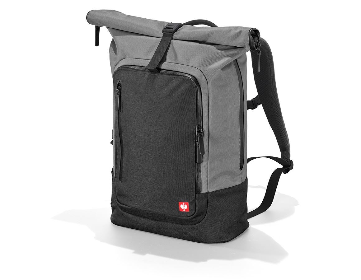 Topics: Rolltop backpack e.s.work&travel + basaltgrey/black