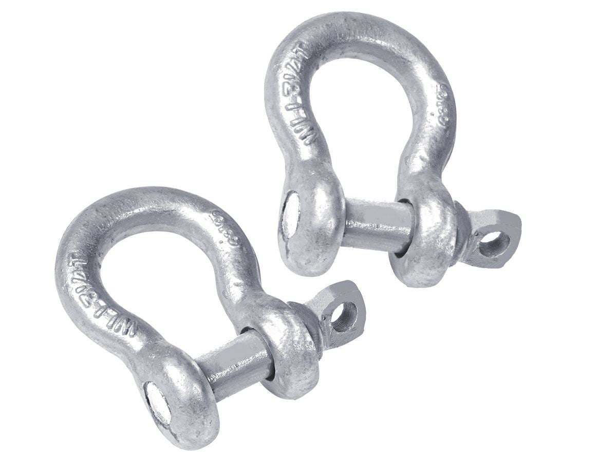 Accessories: Shackles, curved, Pack of 2