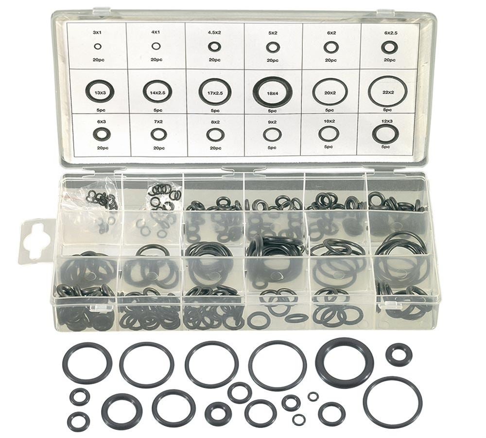 Assorted small parts: O-ring selection