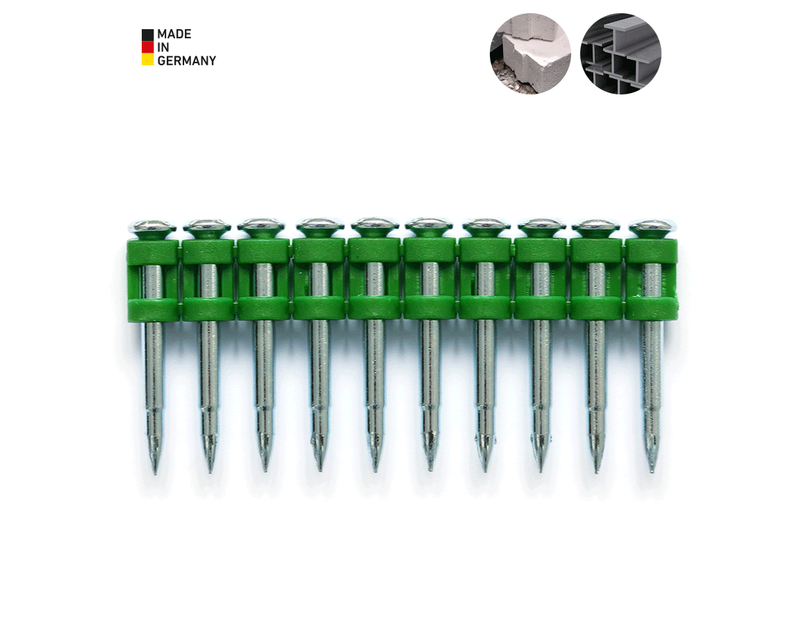 Compressed air tool | accessories: Concrete nails Strong RHC pack of 1000