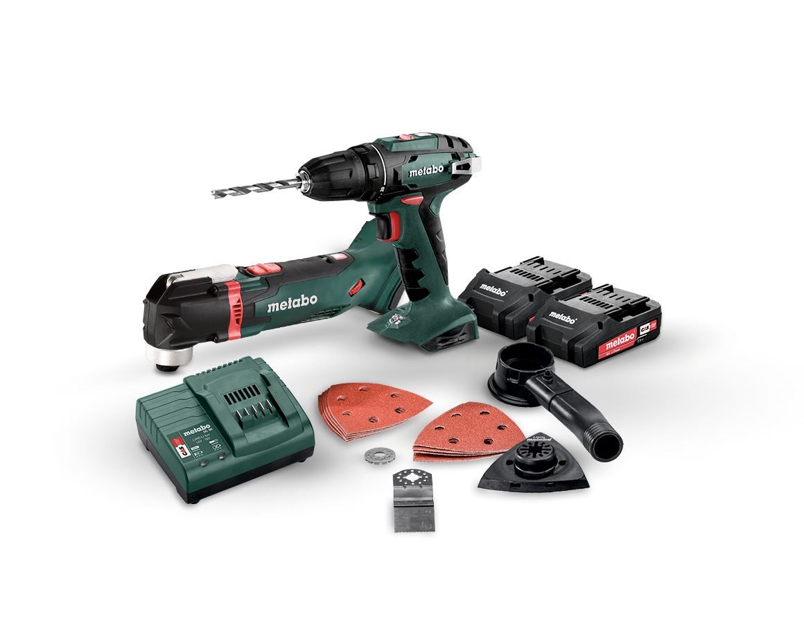 Electrical tools: Metabo 18.0 V cordl. multitool MT+drill/screwdr BS
