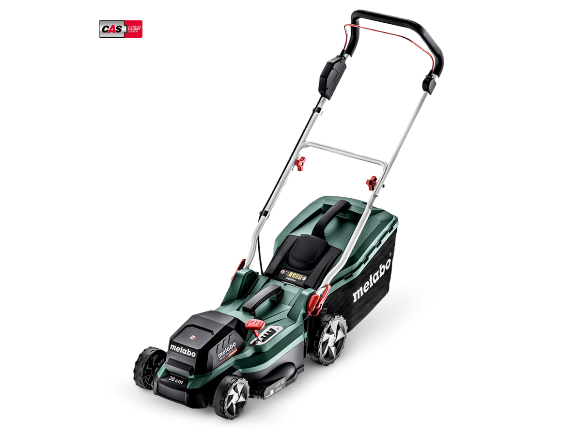 Electrical tools: Metabo 2x 18.0 V cordless lawnmower