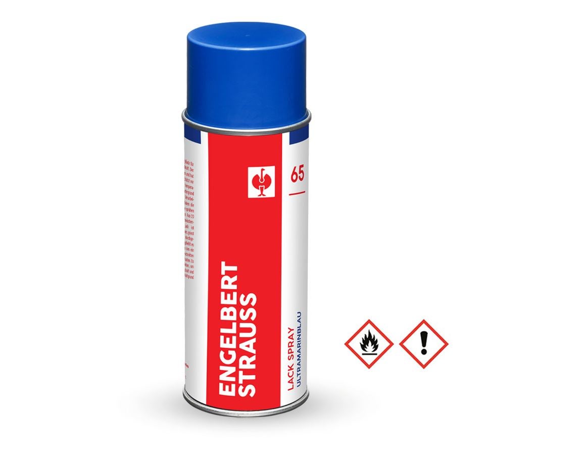 Sprays: e.s. Paint spray #65 + ultra marine blue