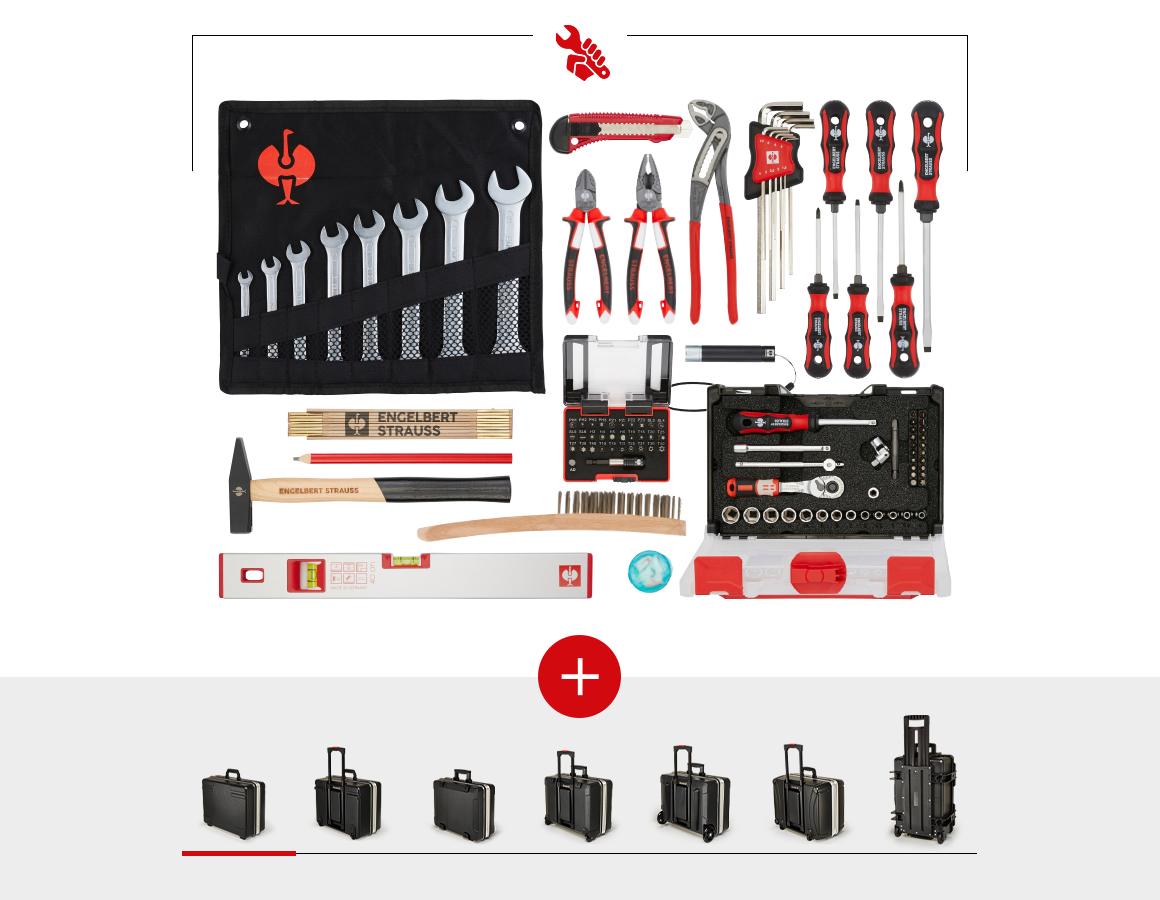 Werkzeuge: Werkzeug-Set Allround inklusive Koffer