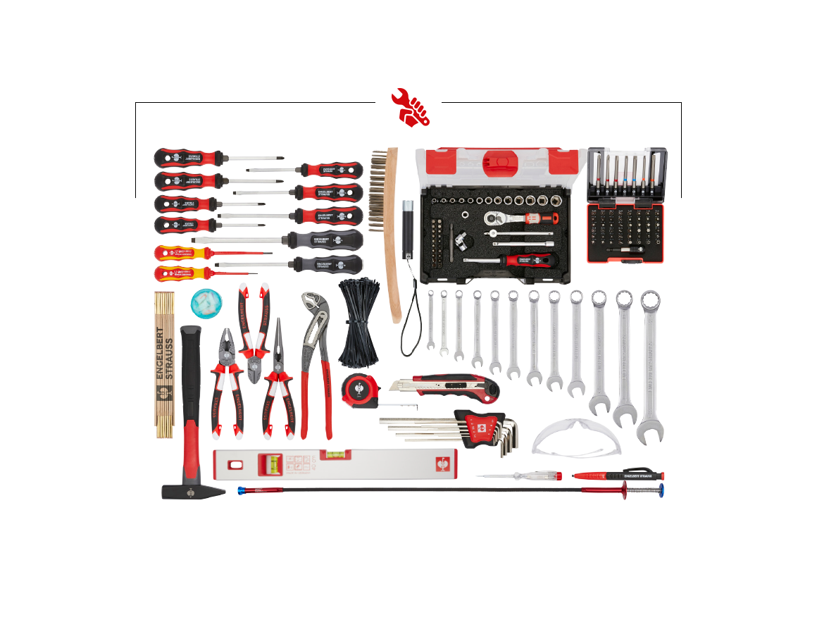 Mallette à outils: Kit d'outils Allround professionnel