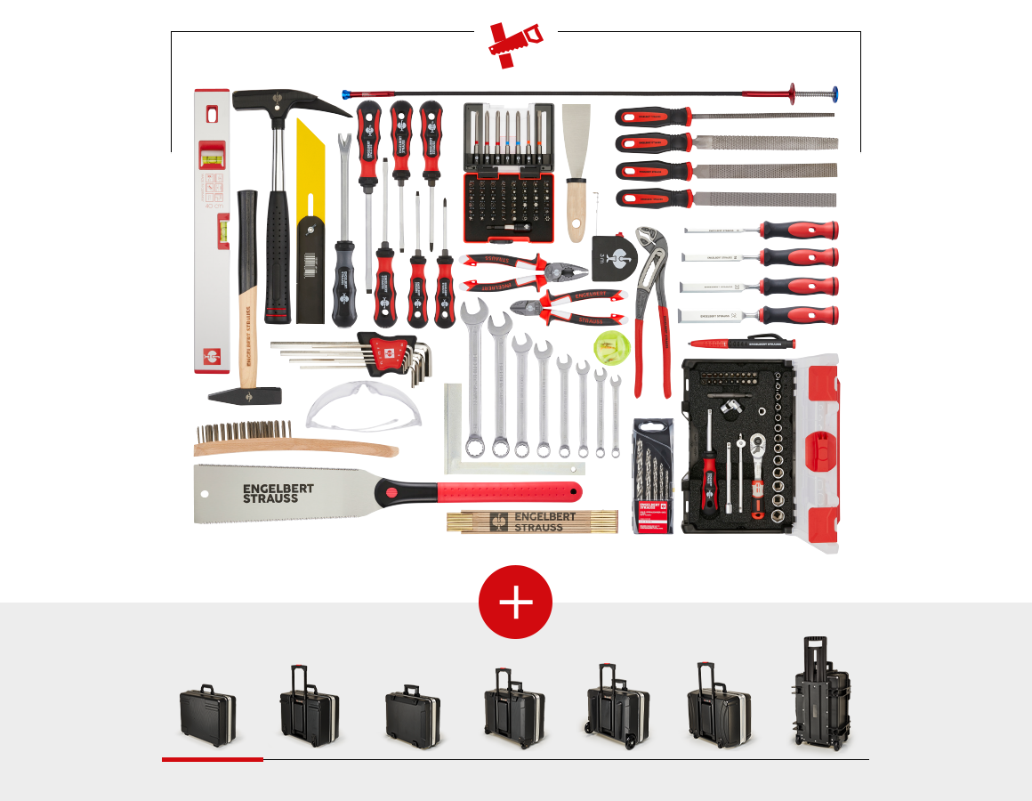 Mallette à outils: Jeu d'outils bois avec coffre à outils