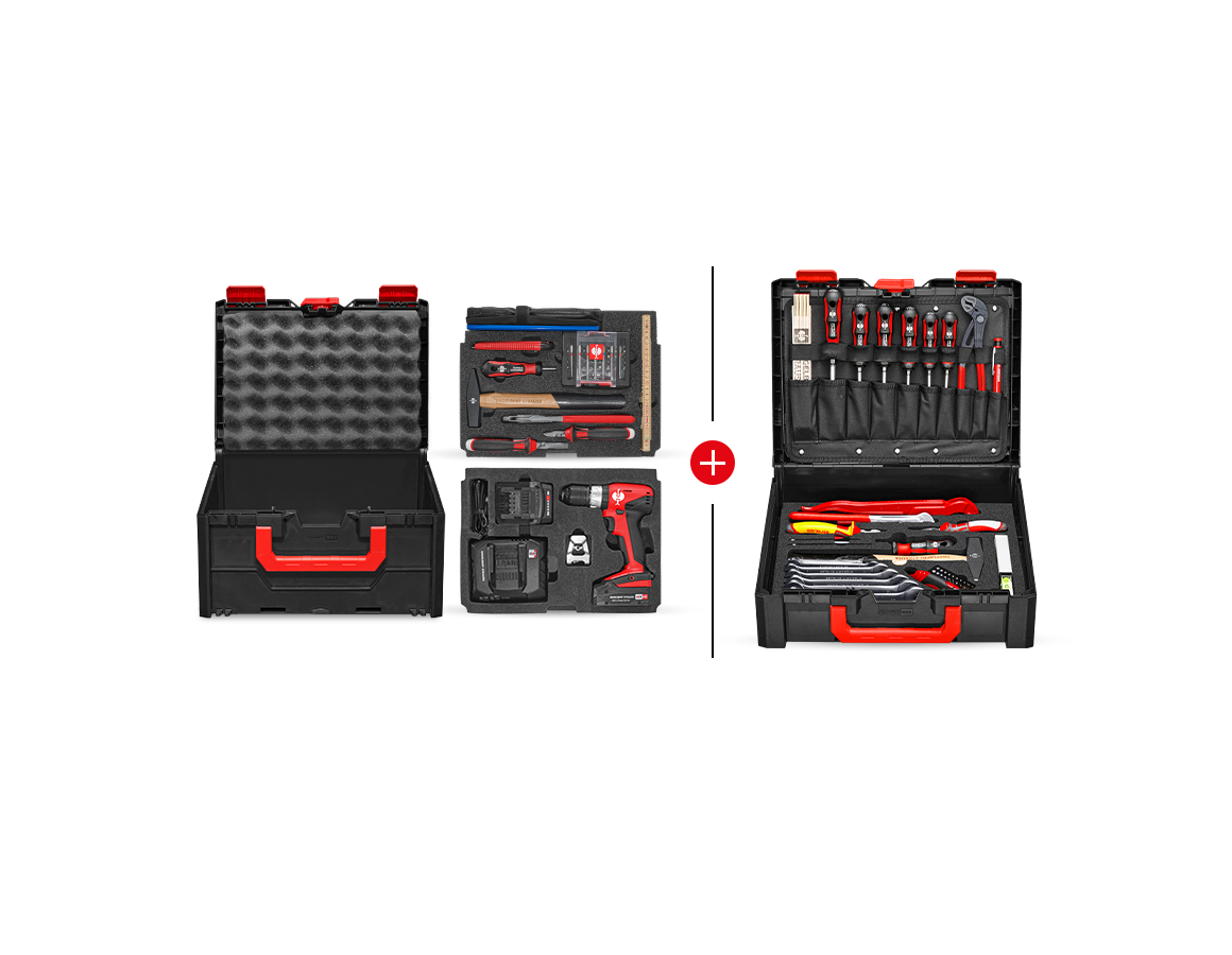 Electrical tools: STRAUSSbox tool set 215 midi Installation Profi