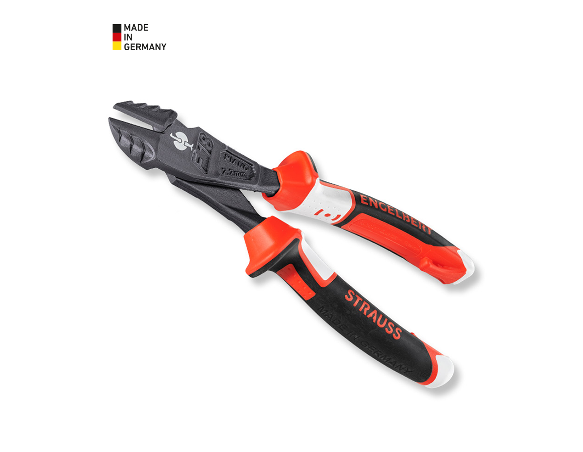 Tongs: e.s. high leverage side cutters