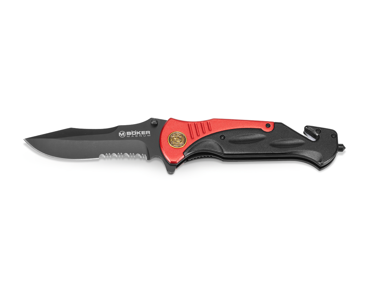 Knives: One-handed work knife fire rescue