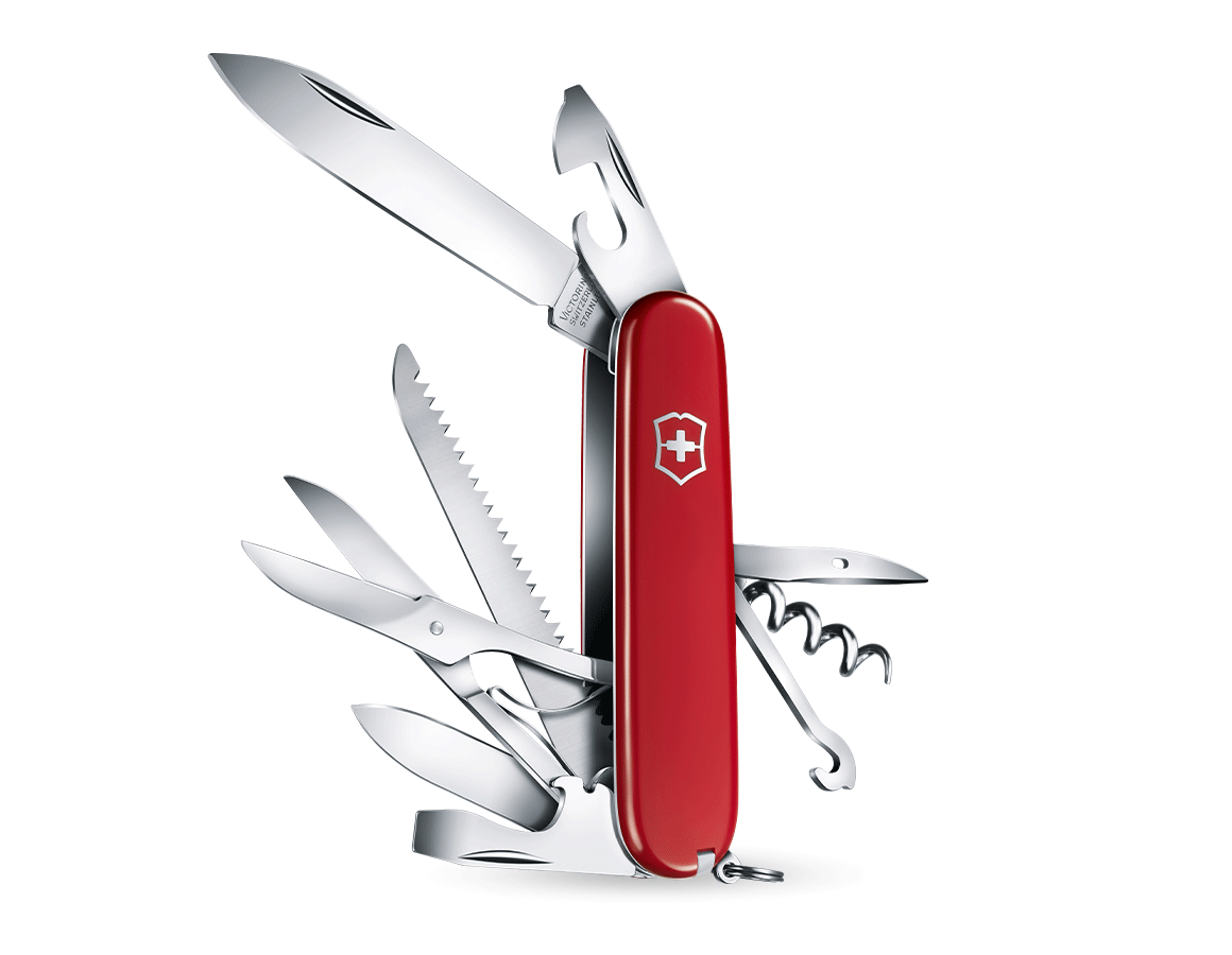 Knives: Victorinox Swiss army knife Huntsman