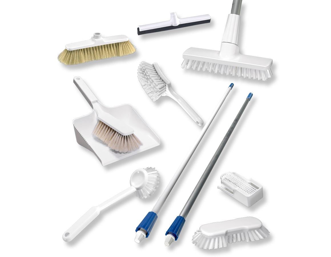 Floor cleaning | Window cleaning: 11 Piece Broom and Brush Set
