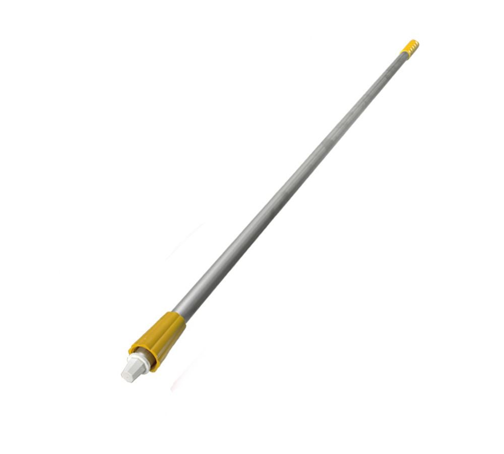 Brooms | Brushes | Scrubbers: Aluminium handle + yellow