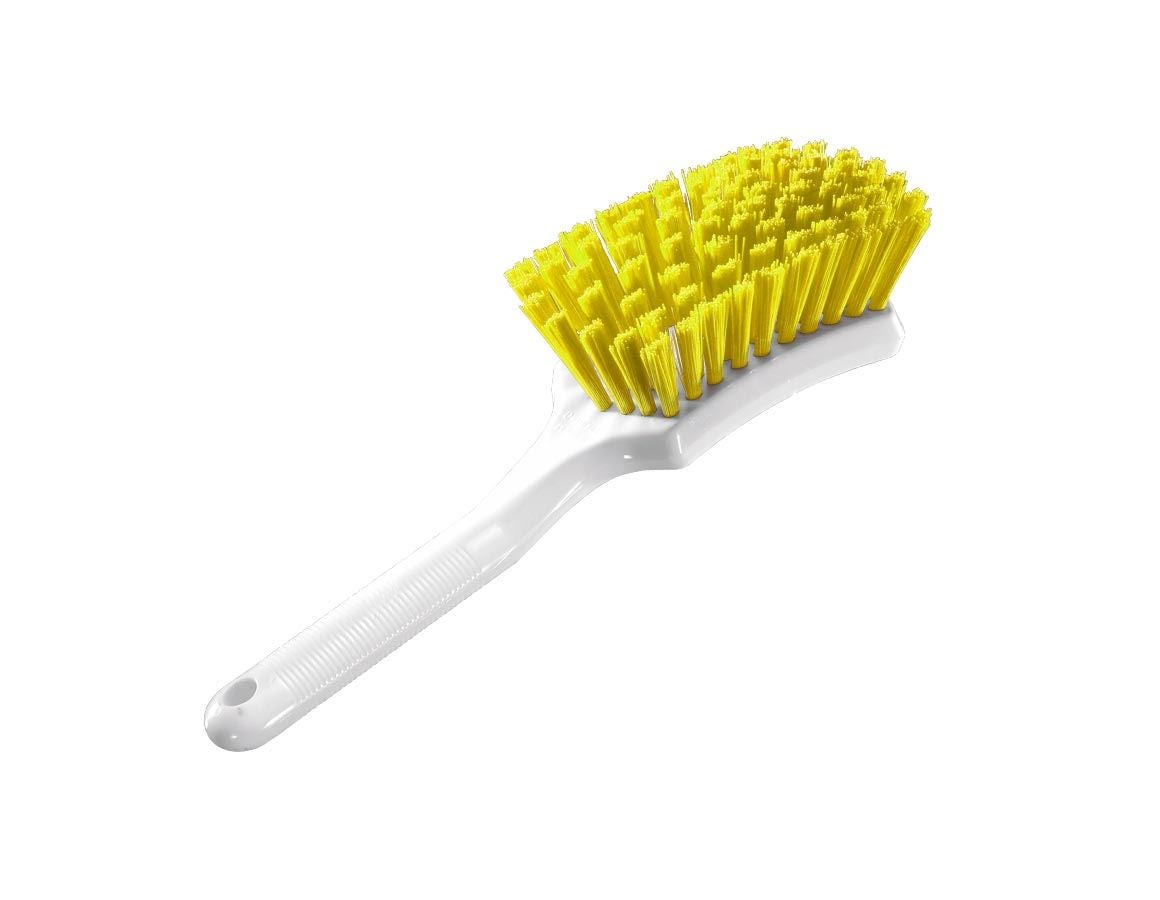 Brooms | Brushes | Scrubbers: Handled hand brush + yellow