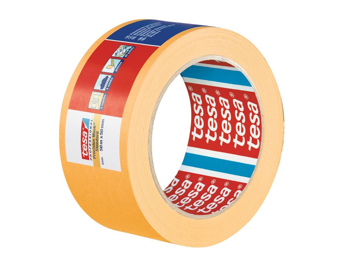 Kunststoffbänder | Kreppbänder: tesa-Präzisionskrepp 4344 Standard