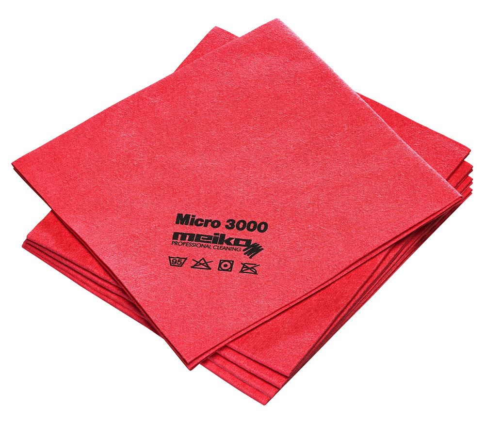 Cloths: Microfibre cloths MICRO 3000 + red