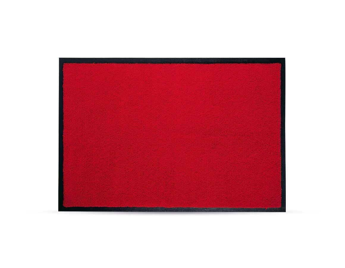 Tapis de sol: Tapis confort avec bord en caoutchouc + rouge