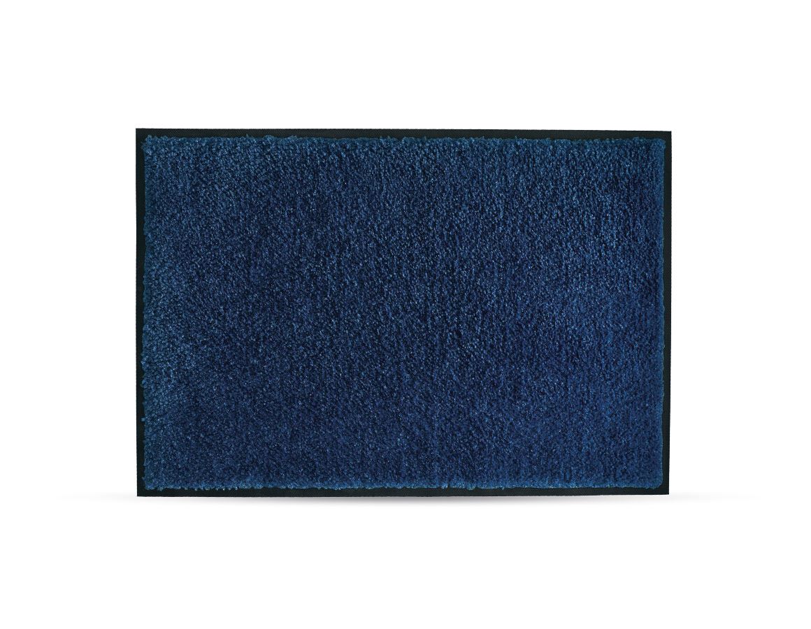 Floor mats: Comfort mats with rubber edge + navy
