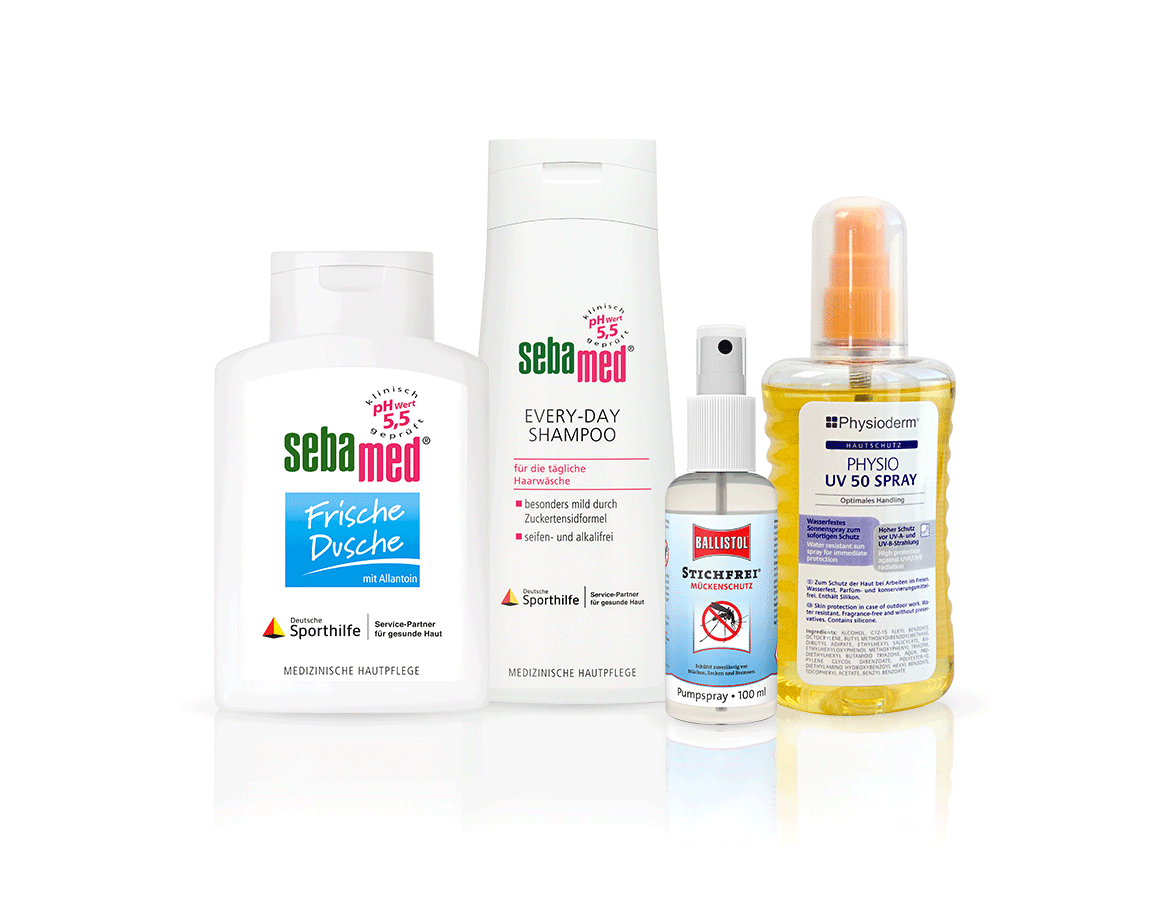 Tools & Equipment: Summer test set skin protection + skin care