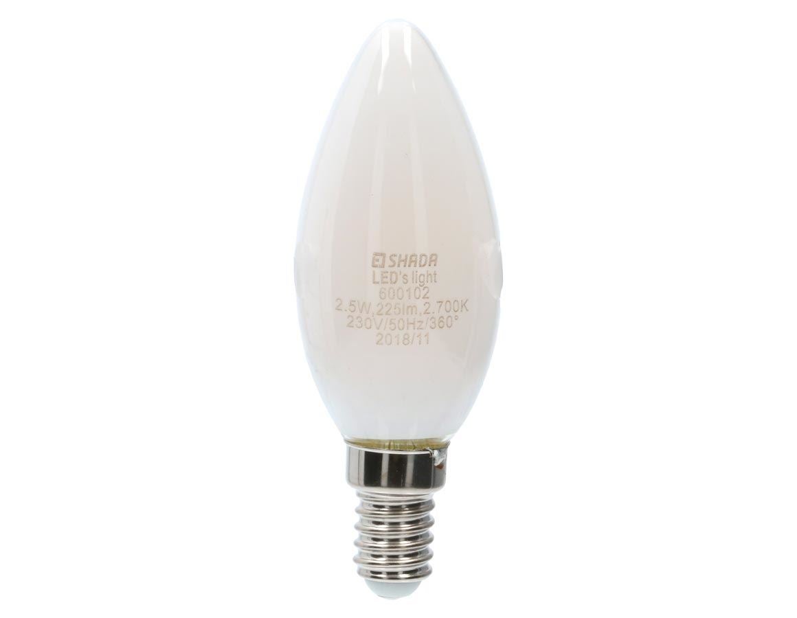 Lampen | Leuchten: LED-Filament Energiesparlampe Kerze matt